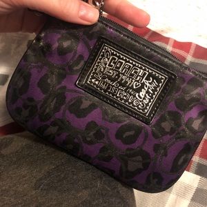Coach Ocelot a change Purse